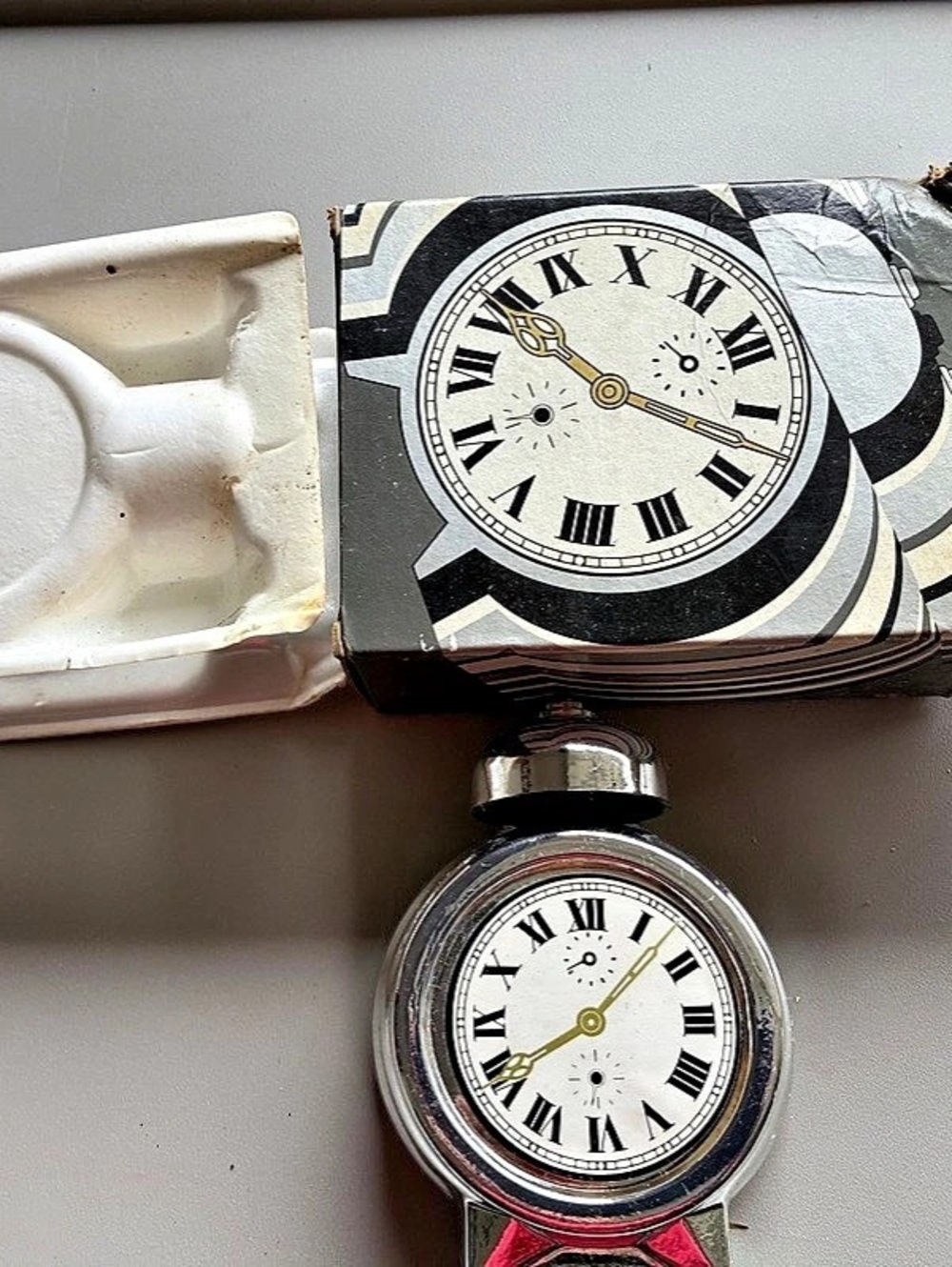Avon Alarm Clock Silver